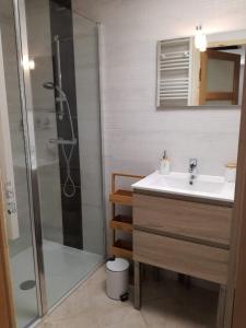 Koupelna v ubytování L'Echevine en vercors