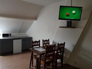 Kuchyň nebo kuchyňský kout v ubytování Appartements Bon Secours
