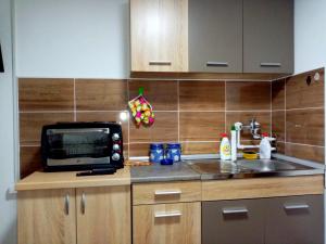 Dapur atau dapur kecil di Apartmani Ćosić