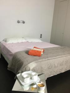 Cama ou camas em um quarto em Le PALAIS, Promenade des Anglais, Luxry app, 2 ch, 2 SDB, 88m