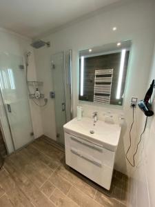 Koupelna v ubytování Apartmany Na Salasi