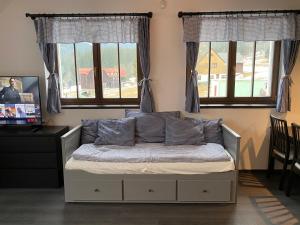 Posezení v ubytování Apartmany Na Salasi