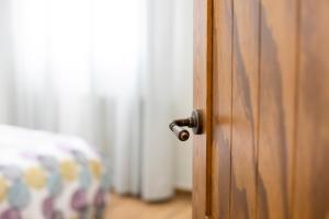 Postel nebo postele na pokoji v ubytování La Casa de los Bisa