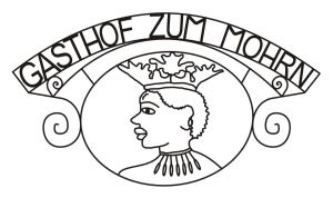 a drawing of a head with a crown and the words seizure inventory at Gasthof zum Mohrn in Oberwölz Stadt