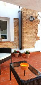Patio nebo venkovní prostory v ubytování Les Llambrich - Apartamentos turísticos