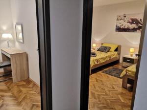Posteľ alebo postele v izbe v ubytovaní Eugenia