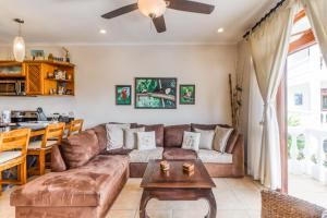 Posezení v ubytování La Paloma Blanca D2