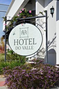 a sign that reads my hotel do valley at Hotel do Valle in Tijucas