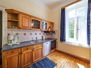 Kuchyň nebo kuchyňský kout v ubytování Ferienhaus Krieglach
