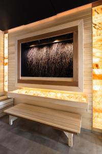 Μια τηλεόραση ή/και κέντρο ψυχαγωγίας στο Na Klifie Wypoczynek&Spa