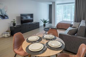 Posezení v ubytování Apartment Hotel Laisve