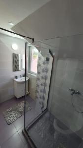 Koupelna v ubytování Casa Balint