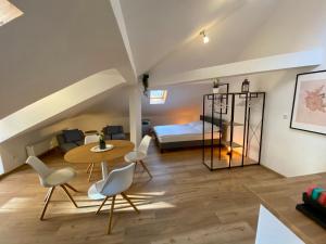 Posezení v ubytování Fürthpartments