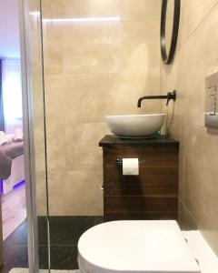 Kúpeľňa v ubytovaní Apartment Zagreb Jacuzzi