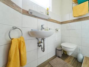 Koupelna v ubytování Ferienhaus Krieglach