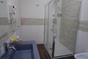 Koupelna v ubytování B&B Leus Appartment