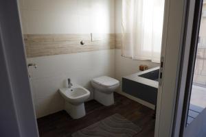 Koupelna v ubytování B&B Leus Appartment