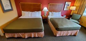 Katil atau katil-katil dalam bilik di Olympic View Inn