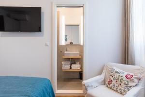 Postel nebo postele na pokoji v ubytování Promenade Room Split ****