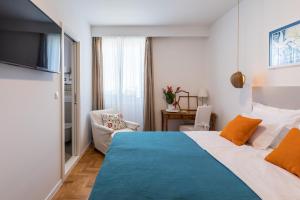 Postel nebo postele na pokoji v ubytování Promenade Room Split ****