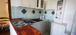 Kuchyň nebo kuchyňský kout v ubytování Apartmani Marija
