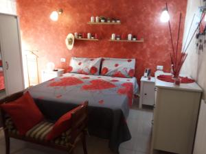 Postel nebo postele na pokoji v ubytování Suites Rome