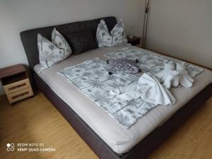 Posteľ alebo postele v izbe v ubytovaní Fox Apartmanok