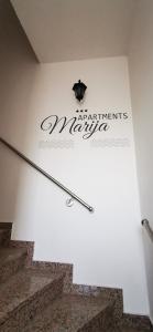 Certifikát, hodnocení, plakát nebo jiný dokument vystavený v ubytování Apartmani Marija