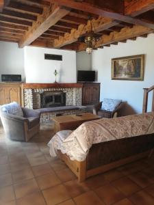 Χώρος καθιστικού στο Maison Provençale Spa Sauna Piscine