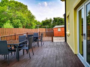 Balkón nebo terasa v ubytování Holiday Cottages Portsalon