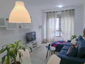 Televízia a/alebo spoločenská miestnosť v ubytovaní Citybeach - parking & wifi