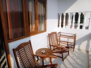 Istumisnurk majutusasutuses Ypsylon Tourist Resort