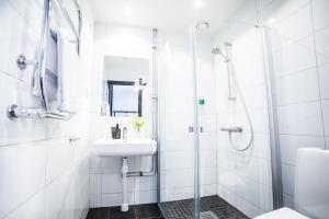 Ett badrum på Varbergs Kusthotell