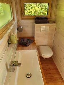 Koupelna v ubytování Tiny House Steirerbua