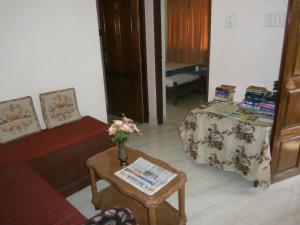 Posezení v ubytování Chackalakkal Home Stay
