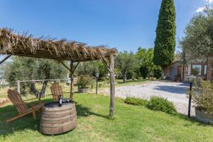 A garden outside Villa Rachele