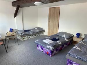 Postel nebo postele na pokoji v ubytování Penzion Dagmar