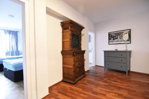 Ein Bett oder Betten in einem Zimmer der Unterkunft Dorya am Ring