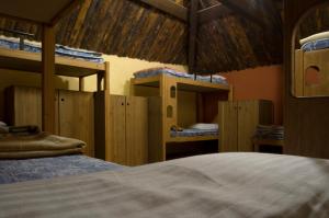 Cama o camas de una habitación en Albergue-Refugio Sargantana