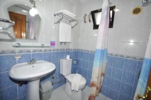 Koupelna v ubytování Defne & Zevkim Hotel