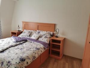 Postel nebo postele na pokoji v ubytování Luxusní apartmány Soběslav