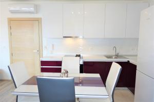 Kuchyň nebo kuchyňský kout v ubytování New and modern apartment Karavona Bol