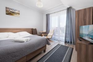 Postel nebo postele na pokoji v ubytování Baltic House