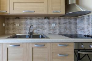 A kitchen or kitchenette at Vasso Apartments 3