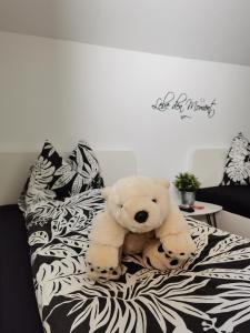 Postel nebo postele na pokoji v ubytování Appartement Hofer