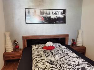 Postel nebo postele na pokoji v ubytování Appartement Hofer