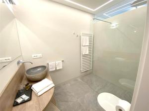 Koupelna v ubytování Hotel Gartenresidence Zea Curtis