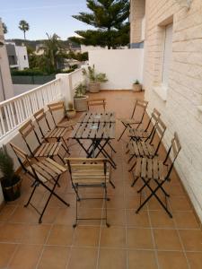 Balkón alebo terasa v ubytovaní CASA CLIMATIZADA VACACIONAL