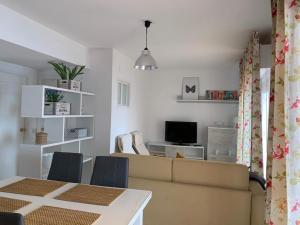 TV a/nebo společenská místnost v ubytování INCREIBLES VISTAS **SANXENXO**