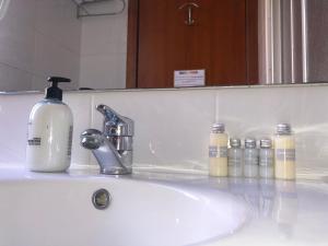 Koupelna v ubytování Hostal Sant Pau